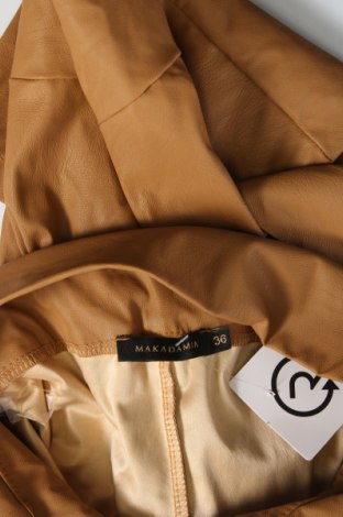 Дамски кожен панталон Makadamia, Размер XS, Цвят Оранжев, Цена 8,40 лв.