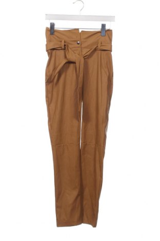 Pantaloni de piele pentru damă Makadamia, Mărime XS, Culoare Portocaliu, Preț 27,63 Lei