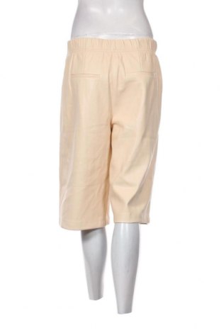Γυναικείο παντελόνι δερμάτινο Mango, Μέγεθος M, Χρώμα Εκρού, Τιμή 6,90 €
