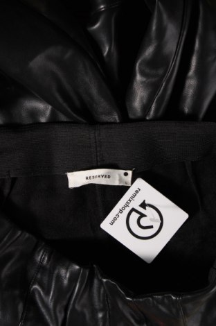 Дамски кожен панталон Reserved, Размер L, Цвят Черен, Цена 13,99 лв.
