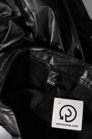 Γυναικείο παντελόνι δερμάτινο SHEIN, Μέγεθος M, Χρώμα Μαύρο, Τιμή 3,71 €