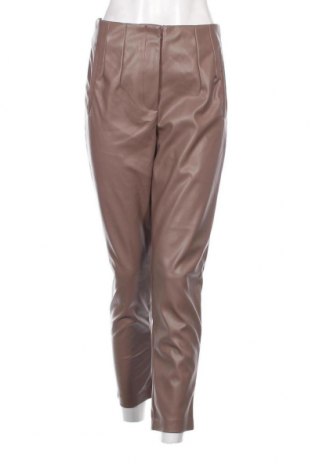Γυναικείο παντελόνι δερμάτινο Sinsay, Μέγεθος S, Χρώμα  Μπέζ, Τιμή 3,71 €