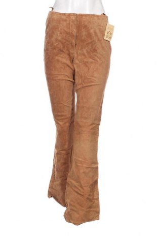 Pantaloni de piele pentru damă TCM, Mărime S, Culoare Maro, Preț 289,74 Lei