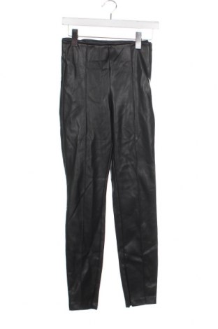 Pantaloni de piele pentru damă Zara, Mărime S, Culoare Negru, Preț 78,95 Lei