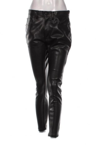 Дамски кожен панталон Zara, Размер M, Цвят Черен, Цена 9,12 лв.