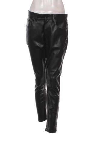 Γυναικείο παντελόνι δερμάτινο Zara, Μέγεθος L, Χρώμα Μαύρο, Τιμή 14,85 €