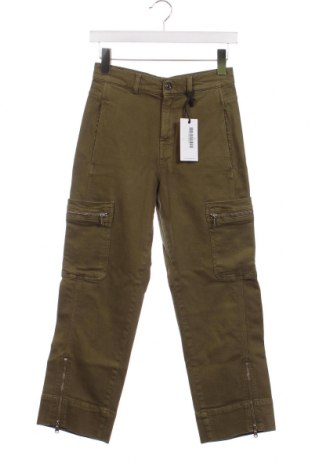 Дамски панталон 7 For All Mankind, Размер XS, Цвят Зелен, Цена 145,26 лв.