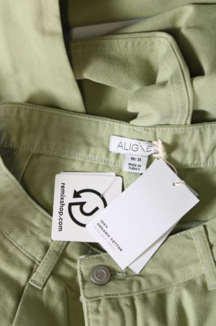 Pantaloni de femei Aligne, Mărime M, Culoare Verde, Preț 163,29 Lei