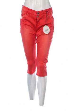 Γυναικείο παντελόνι Blue Monkey, Μέγεθος M, Χρώμα Κόκκινο, Τιμή 8,54 €