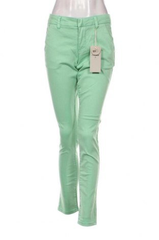 Дамски панталон Cream, Размер S, Цвят Зелен, Цена 24,82 лв.