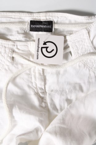 Pantaloni de femei Emporio Armani, Mărime M, Culoare Alb, Preț 316,40 Lei