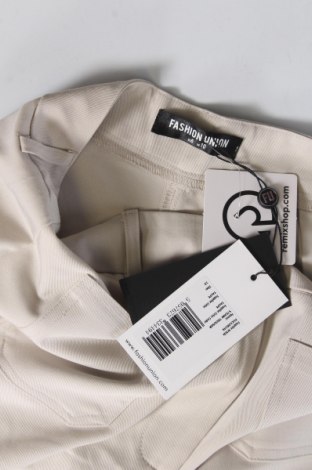 Γυναικείο παντελόνι Fashion Union, Μέγεθος M, Χρώμα  Μπέζ, Τιμή 14,86 €