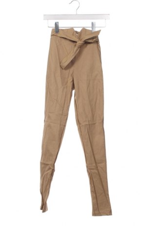 Pantaloni de femei Fashion nova, Mărime XS, Culoare Bej, Preț 25,19 Lei