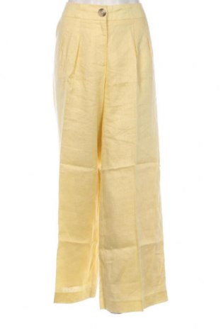 Pantaloni de femei Forever New, Mărime M, Culoare Galben, Preț 292,50 Lei