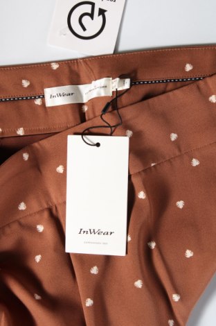 Дамски панталон In Wear, Размер S, Цвят Кафяв, Цена 36,50 лв.