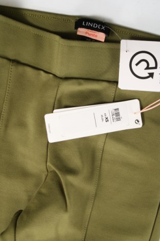 Γυναικείο παντελόνι Lindex, Μέγεθος XS, Χρώμα Πράσινο, Τιμή 23,71 €