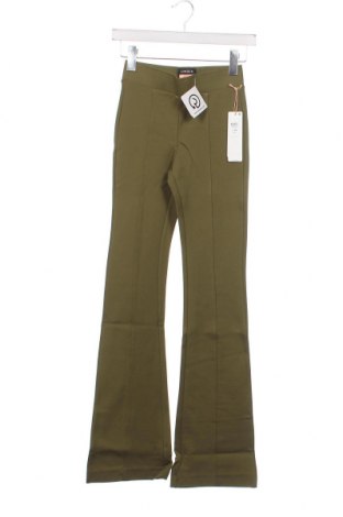 Γυναικείο παντελόνι Lindex, Μέγεθος XS, Χρώμα Πράσινο, Τιμή 10,67 €