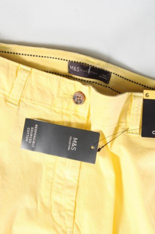 Pantaloni de femei Marks & Spencer, Mărime XS, Culoare Galben, Preț 95,86 Lei