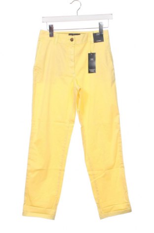 Γυναικείο παντελόνι Marks & Spencer, Μέγεθος XS, Χρώμα Κίτρινο, Τιμή 15,66 €
