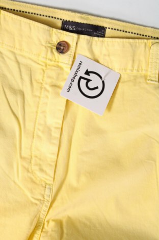 Дамски панталон Marks & Spencer, Размер XL, Цвят Жълт, Цена 25,92 лв.