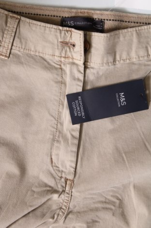 Дамски панталон Marks & Spencer, Размер S, Цвят Бежов, Цена 25,38 лв.