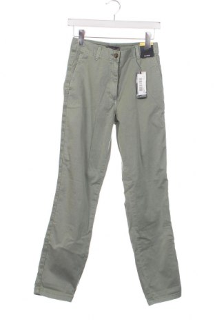 Дамски панталон Marks & Spencer, Размер XS, Цвят Зелен, Цена 21,70 лв.
