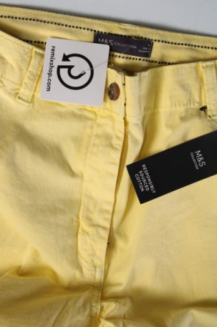Γυναικείο παντελόνι Marks & Spencer, Μέγεθος M, Χρώμα Κίτρινο, Τιμή 14,76 €