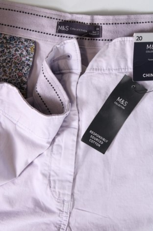 Dámské kalhoty  Marks & Spencer, Velikost 3XL, Barva Fialová, Cena  783,00 Kč