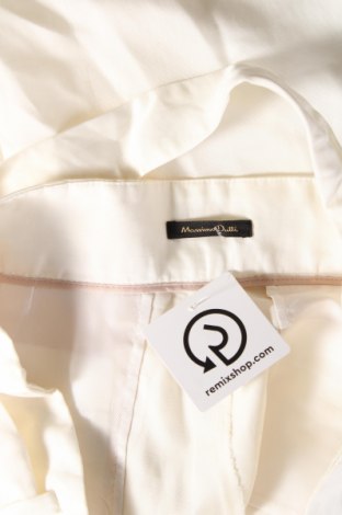 Дамски панталон Massimo Dutti, Размер L, Цвят Бял, Цена 98,06 лв.