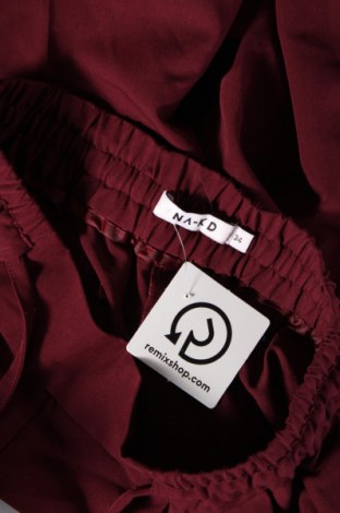 Γυναικείο παντελόνι NA-KD, Μέγεθος XS, Χρώμα Κόκκινο, Τιμή 4,48 €