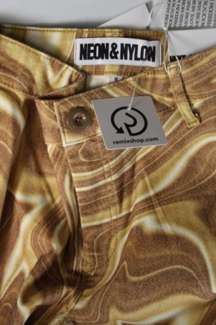 Γυναικείο παντελόνι Neon & Nylon by Only, Μέγεθος M, Χρώμα Πολύχρωμο, Τιμή 4,49 €
