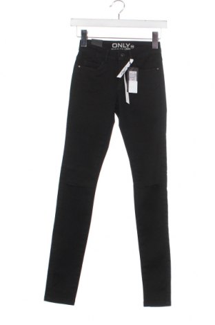 Дамски панталон ONLY, Размер XXS, Цвят Черен, Цена 20,52 лв.