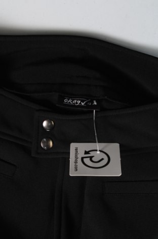 Γυναικείο παντελόνι Okay, Μέγεθος XS, Χρώμα Μαύρο, Τιμή 6,75 €