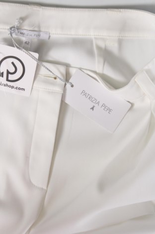 Γυναικείο παντελόνι Patrizia Pepe, Μέγεθος M, Χρώμα Λευκό, Τιμή 74,88 €