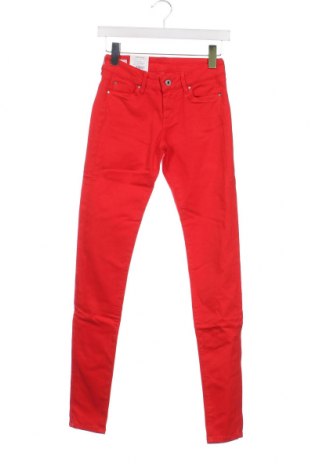 Дамски панталон Pepe Jeans, Размер XS, Цвят Червен, Цена 21,90 лв.
