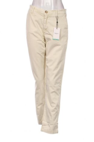 Дамски панталон Pepe Jeans, Размер L, Цвят Бежов, Цена 78,84 лв.