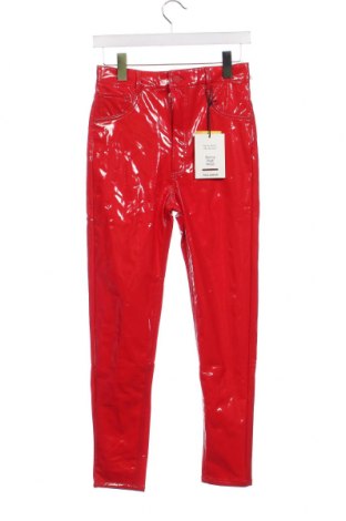 Pantaloni de femei Pull&Bear, Mărime M, Culoare Roșu, Preț 151,32 Lei