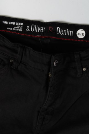 Дамски панталон S.Oliver, Размер L, Цвят Черен, Цена 39,00 лв.
