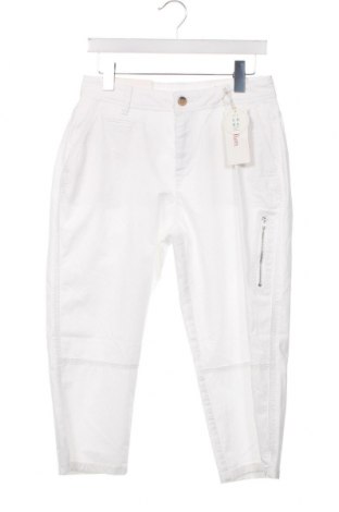 Дамски панталон S.Oliver, Размер S, Цвят Бял, Цена 14,79 лв.