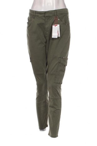 Дамски панталон S.Oliver, Размер L, Цвят Зелен, Цена 34,80 лв.