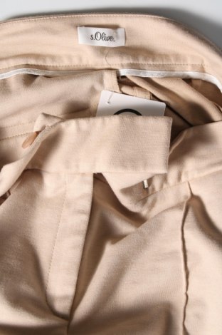 Дамски панталон S.Oliver, Размер L, Цвят Бежов, Цена 20,06 лв.