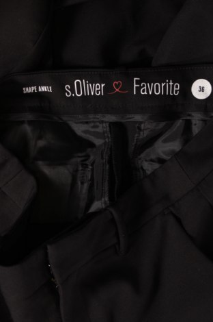Дамски панталон S.Oliver, Размер S, Цвят Черен, Цена 35,00 лв.