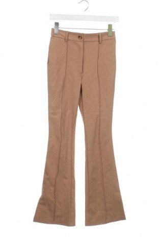 Дамски панталон SHEIN, Размер XS, Цвят Бежов, Цена 29,00 лв.