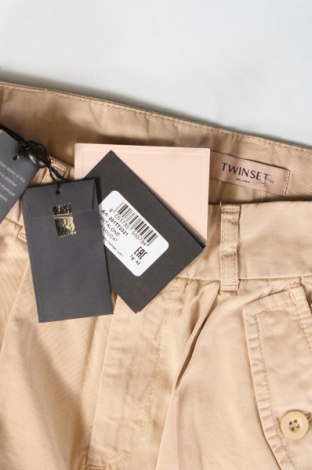 Γυναικείο παντελόνι TWINSET, Μέγεθος M, Χρώμα  Μπέζ, Τιμή 54,74 €