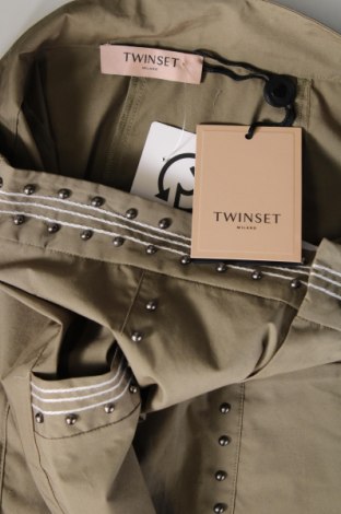 Дамски панталон TWINSET, Размер M, Цвят Зелен, Цена 117,92 лв.