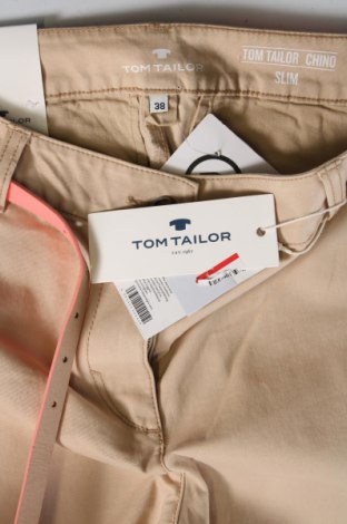 Дамски панталон Tom Tailor, Размер M, Цвят Бежов, Цена 87,00 лв.