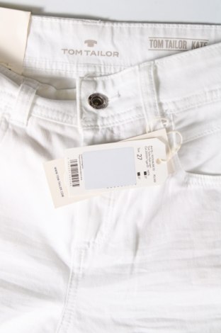 Дамски панталон Tom Tailor, Размер M, Цвят Бял, Цена 17,40 лв.