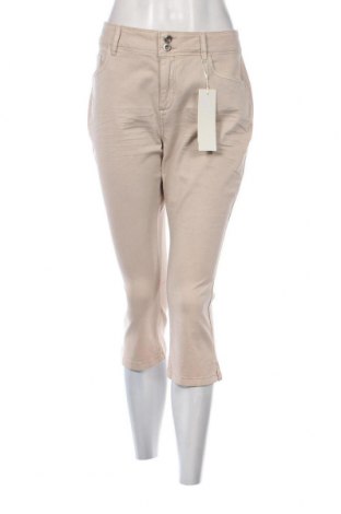 Дамски панталон Tom Tailor, Размер L, Цвят Бежов, Цена 21,75 лв.