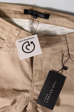 Γυναικείο παντελόνι Top Secret, Μέγεθος M, Χρώμα  Μπέζ, Τιμή 4,27 €