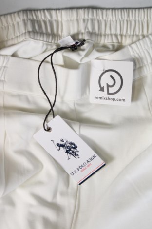 Дамски панталон U.S. Polo Assn., Размер M, Цвят Екрю, Цена 74,46 лв.